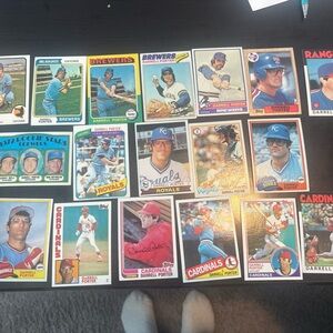 Vintage Baseball Trading Cards Collection- Darrell Porter